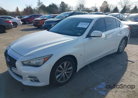 2014 Infiniti Q50 Premium from USA, damaged, VIN JN1BV7AR6EM690937